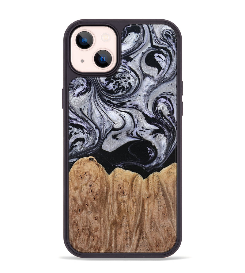 iPhone 14 Plus Wood Phone Case - Ford (Black & White, 797114)