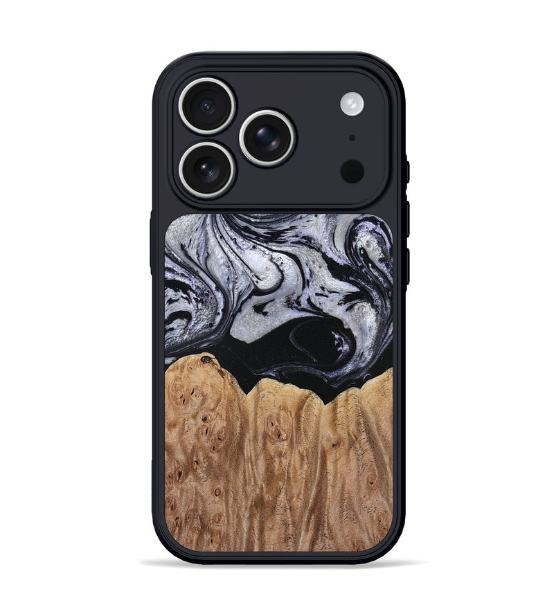 iPhone 17 Pro Wood Phone Case - Ford (Black & White, 797114)