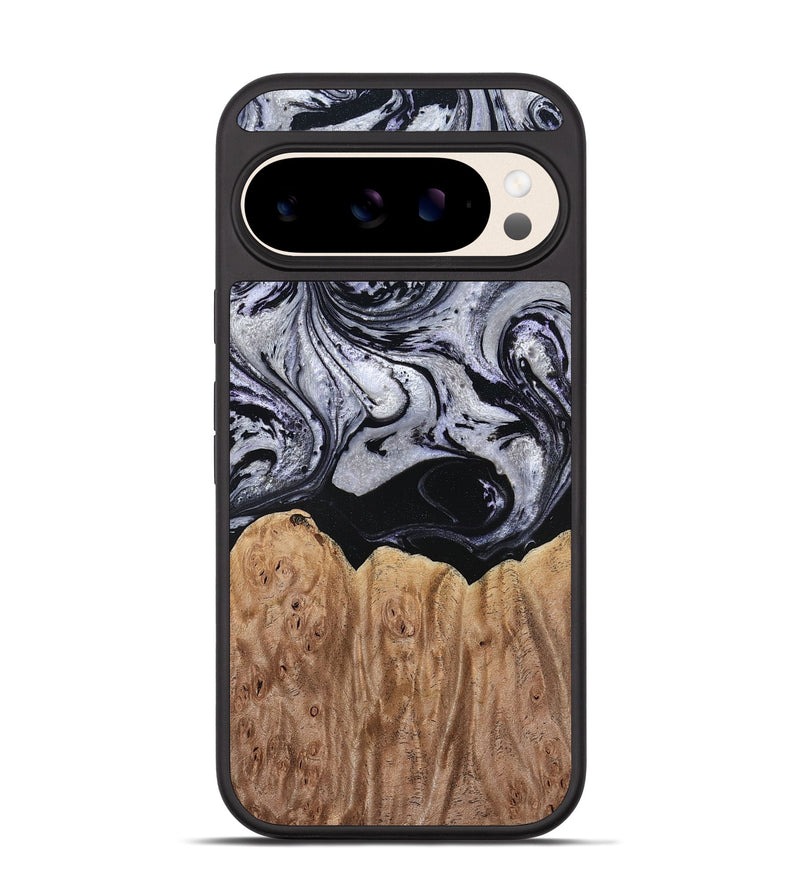 Pixel 10 Wood Phone Case - Ford (Black & White, 797114)