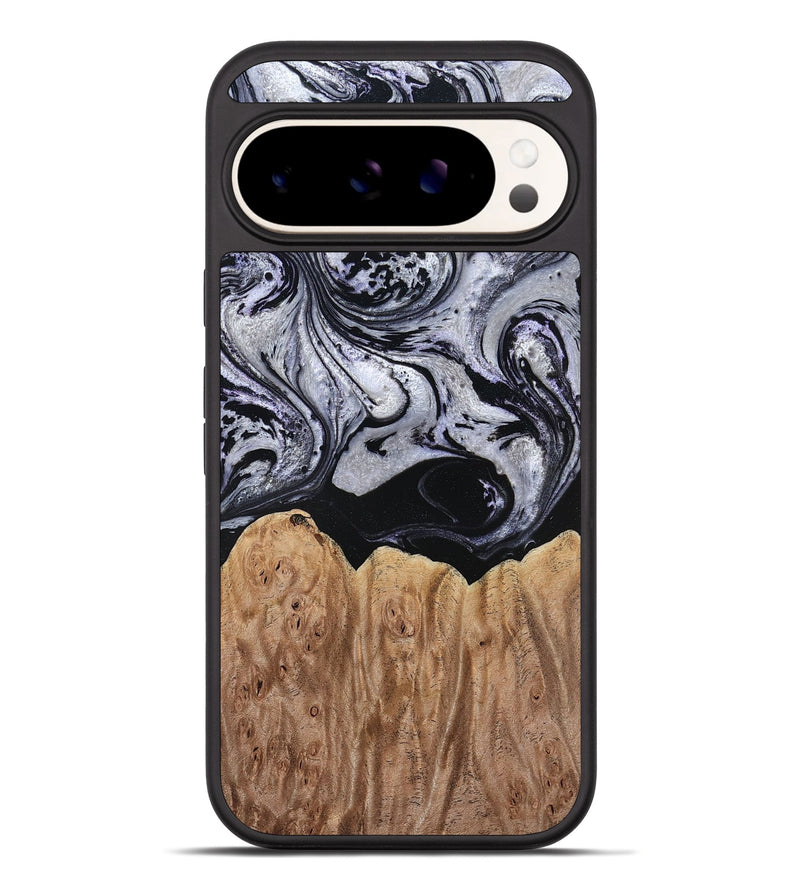 Pixel 10 Pro XL Wood Phone Case - Ford (Black & White, 797114)