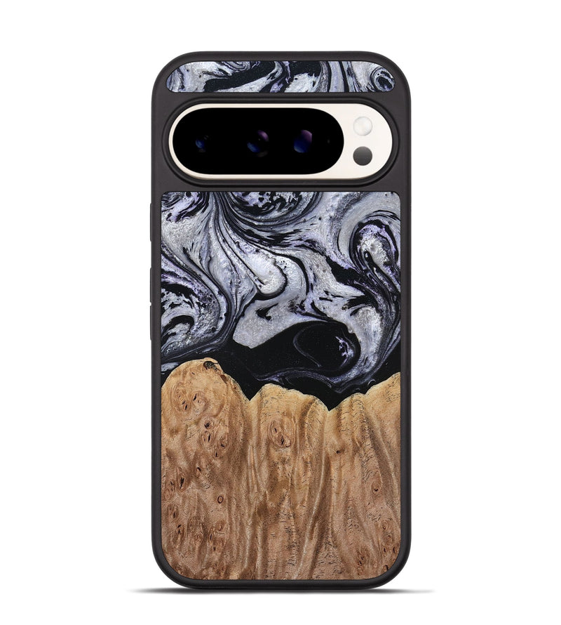 Pixel 9 Pro Wood Phone Case - Ford (Black & White, 797114)