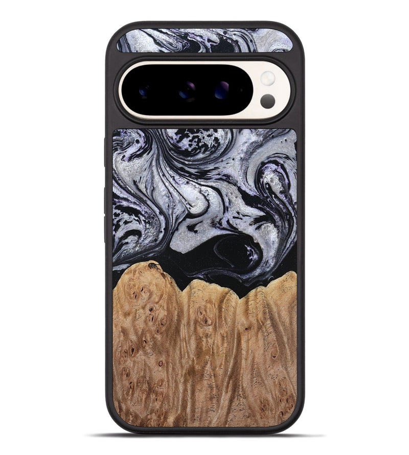 Pixel 9 Pro XL Wood Phone Case - Ford (Black & White, 797114)