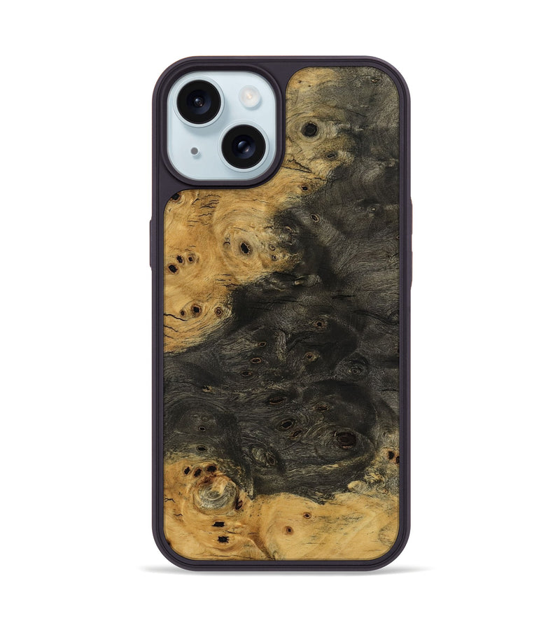iPhone 15 Wood Phone Case - Susanne (Wood Burl, 797128)