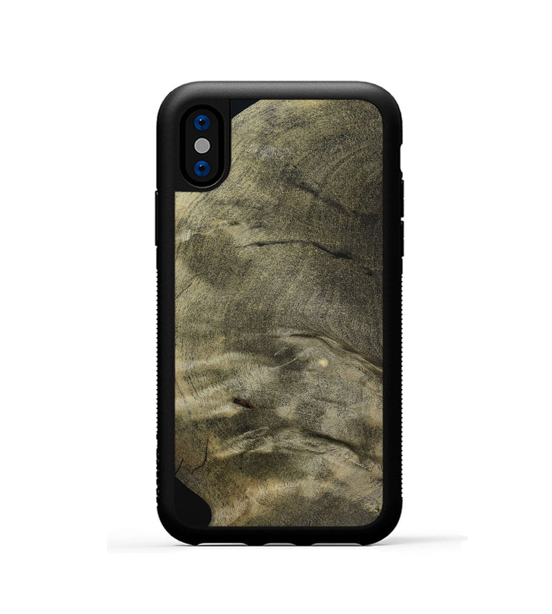 iPhone Xs Wood Phone Case - Elyssa (Wood Burl, 797129)