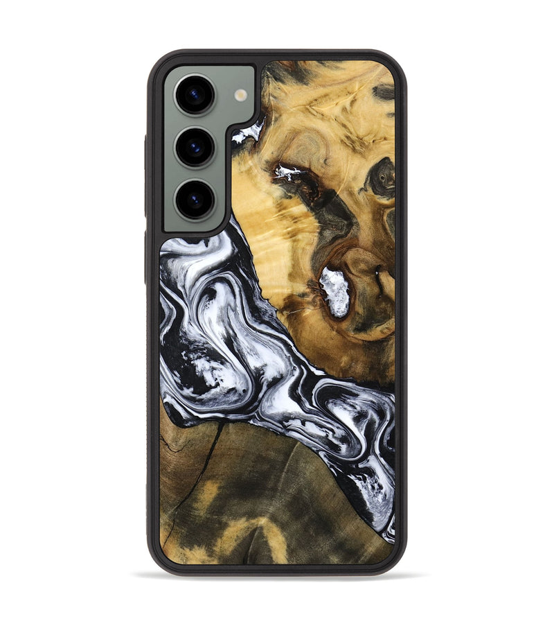 Galaxy S23 Plus Wood Phone Case - Ardis (Black & White, 797134)