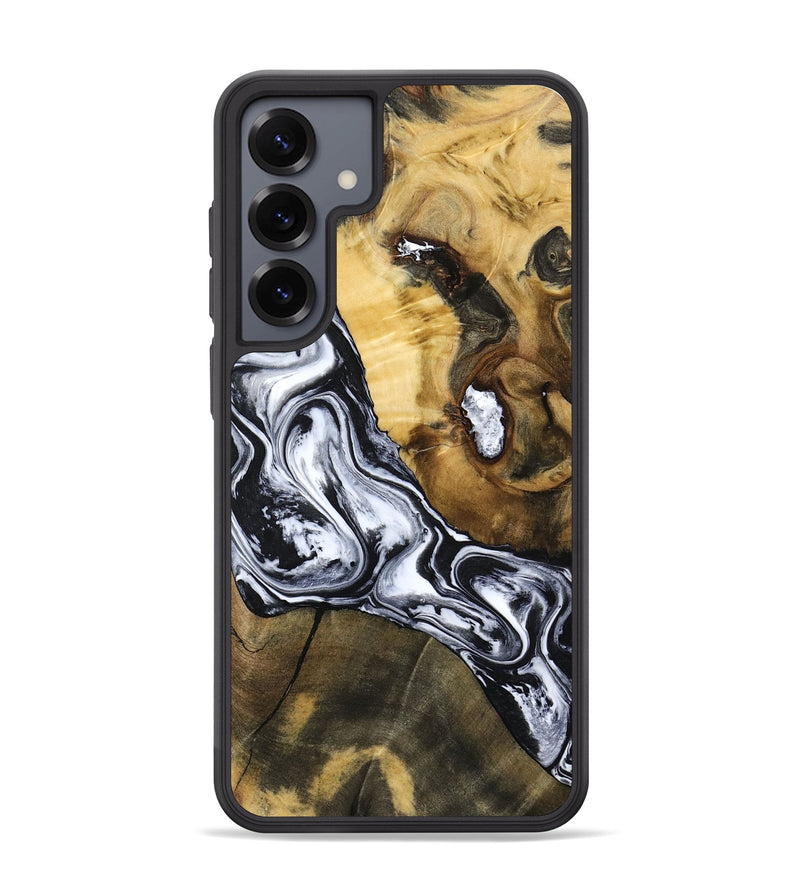 Galaxy S25 Plus Wood Phone Case - Ardis (Black & White, 797134)