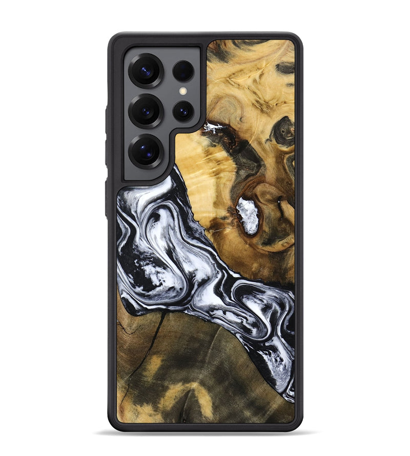 Galaxy S25 Ultra Wood Phone Case - Ardis (Black & White, 797134)