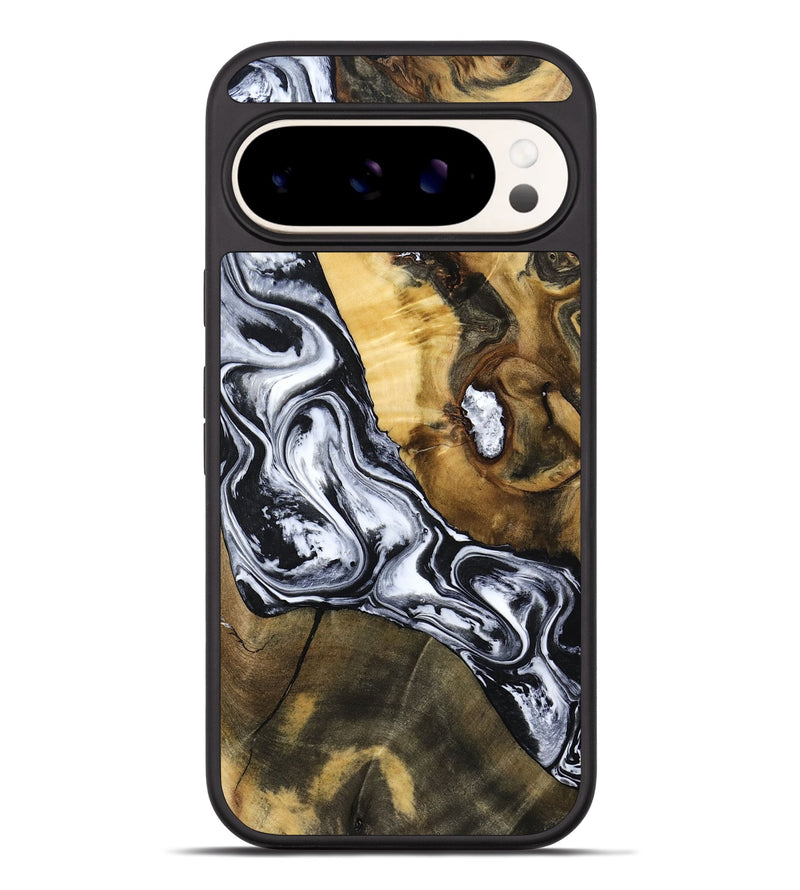 Pixel 9 Pro XL Wood Phone Case - Ardis (Black & White, 797134)