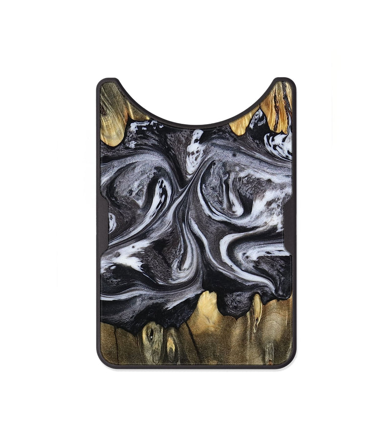 Alloy Wood Wallet - Addie (Black & White, 797140)