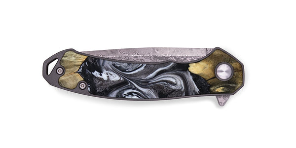 EDC Wood Pocket Knife - Addie (Black & White, 797140)
