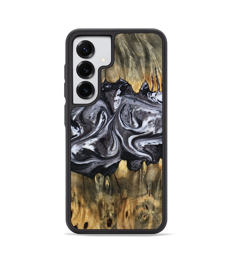 Galaxy S25 Wood Phone Case - Addie (Black & White, 797140)