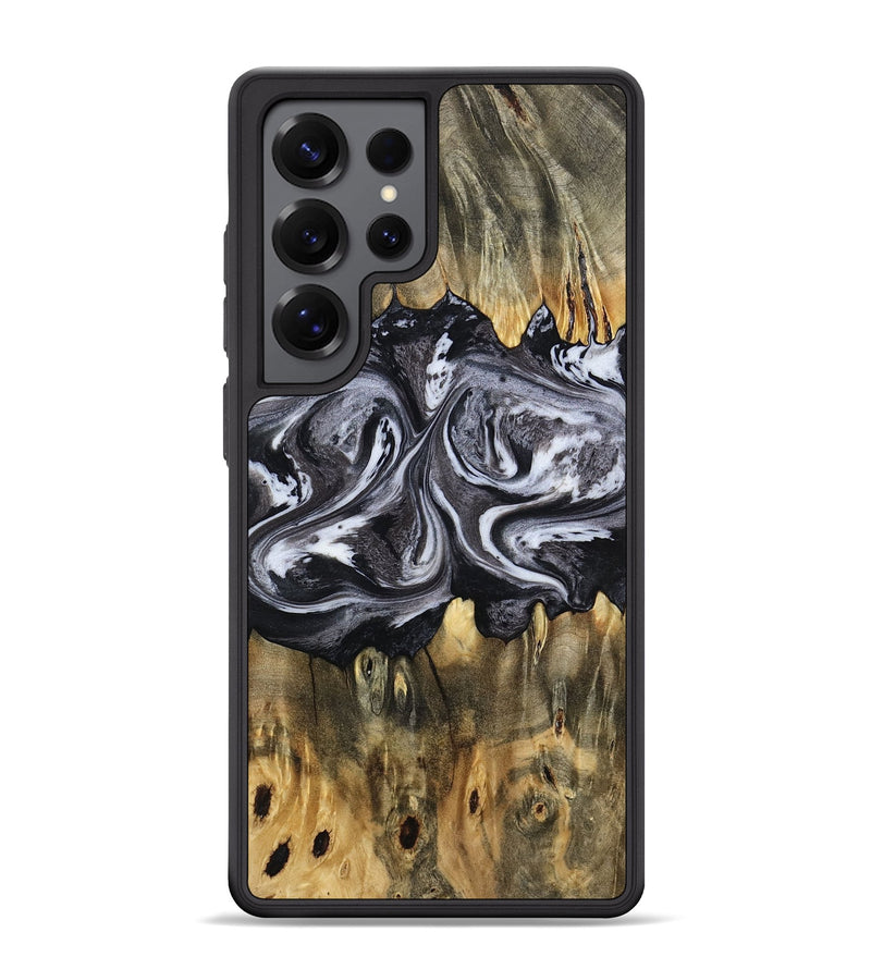 Galaxy S25 Ultra Wood Phone Case - Addie (Black & White, 797140)