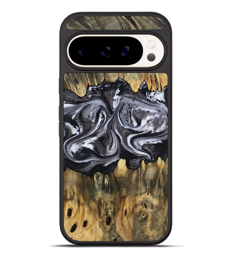 Pixel 9 Pro XL Wood Phone Case - Addie (Black & White, 797140)
