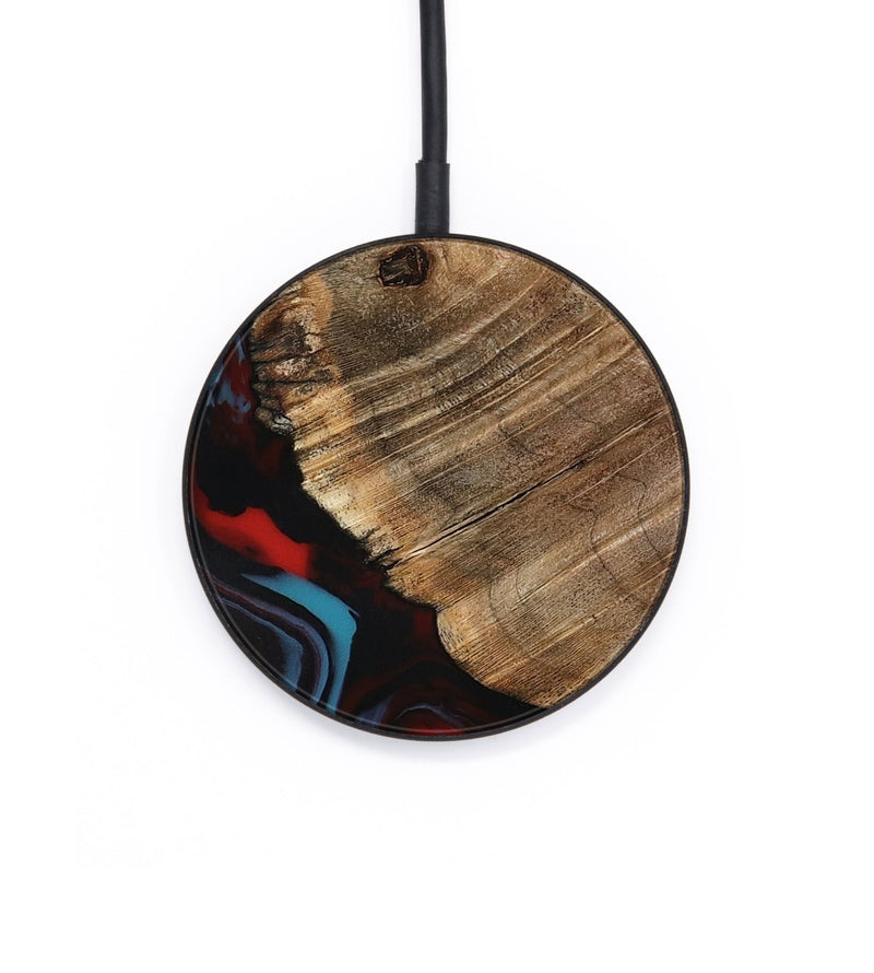 Circle Wood Wireless Charger - Kassie (Red, 797141)