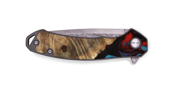 EDC Wood Pocket Knife - Kassie (Red, 797141)