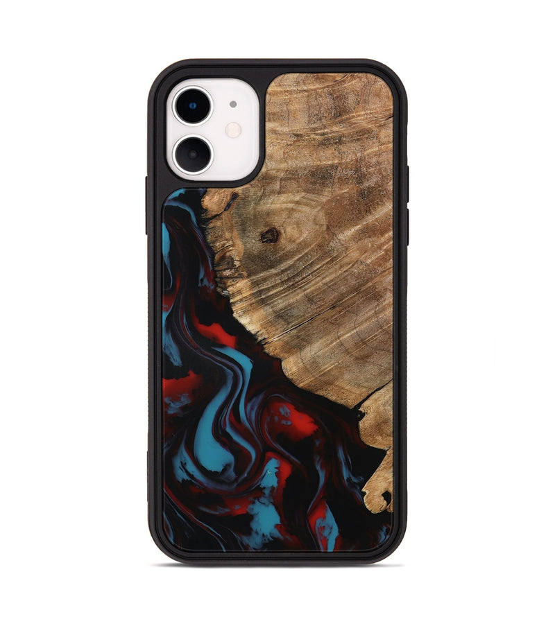 iPhone 11 Wood Phone Case - Kassie (Red, 797141)