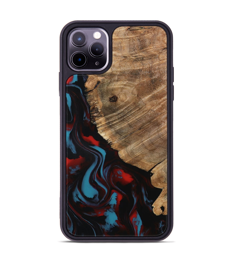 iPhone 11 Pro Max Wood Phone Case - Kassie (Red, 797141)
