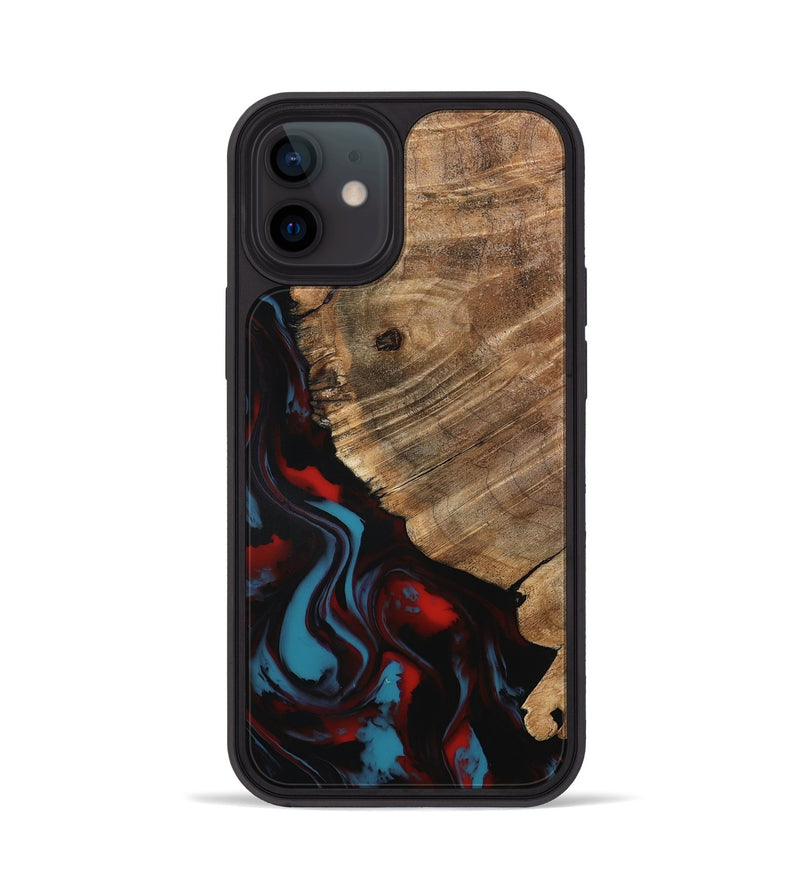 iPhone 12 Wood Phone Case - Kassie (Red, 797141)