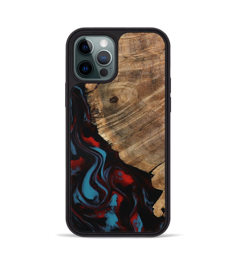 iPhone 12 Pro Wood Phone Case - Kassie (Red, 797141)