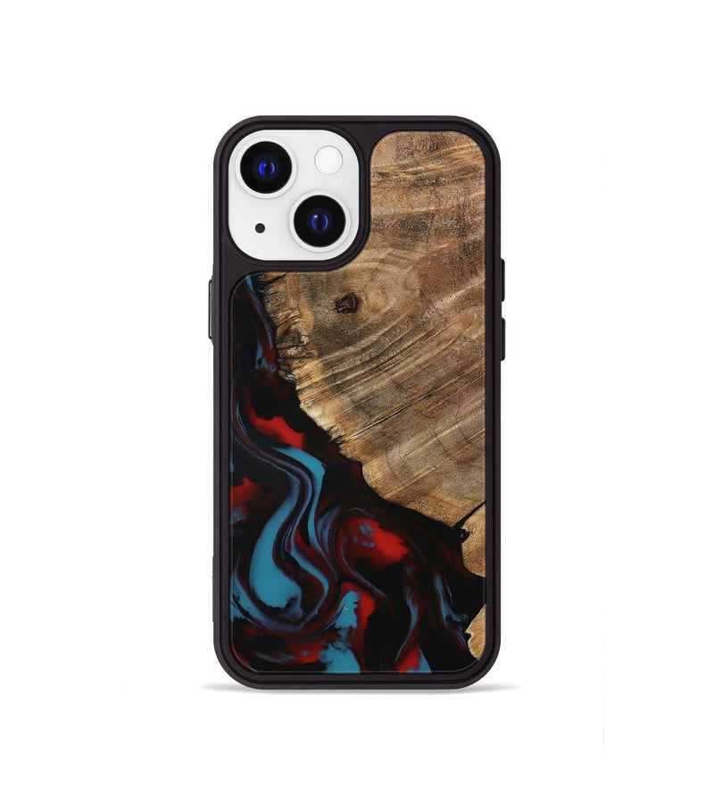 iPhone 13 mini Wood Phone Case - Kassie (Red, 797141)