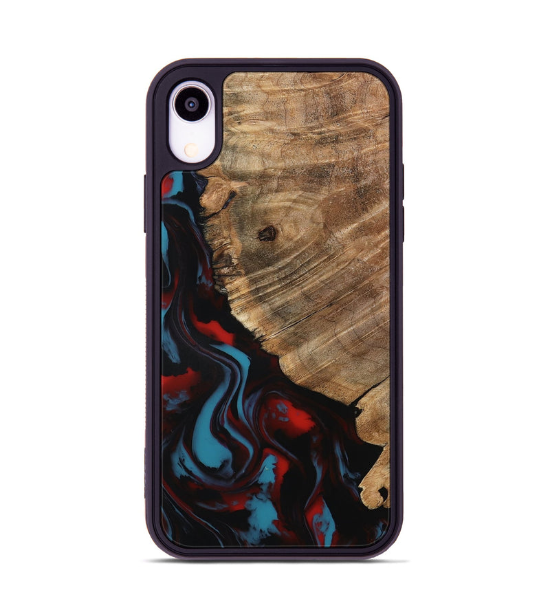 iPhone Xr Wood Phone Case - Kassie (Red, 797141)
