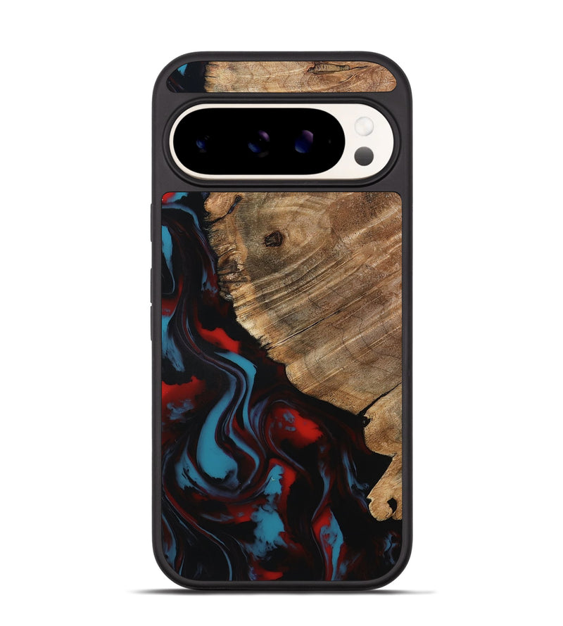 Pixel 9 Wood Phone Case - Kassie (Red, 797141)