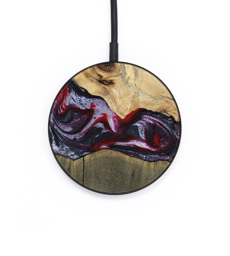 Circle Wood Wireless Charger - Jarrett (Red, 797142)