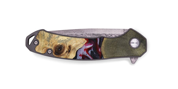 EDC Wood Pocket Knife - Jarrett (Red, 797142)