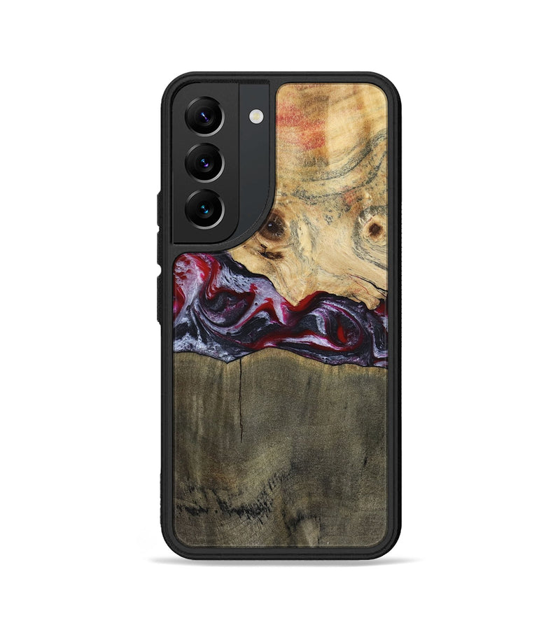 Galaxy S22 Wood Phone Case - Jarrett (Red, 797142)