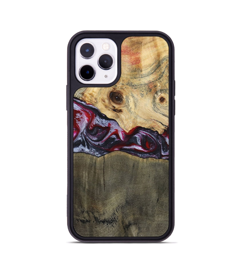 iPhone 11 Pro Wood Phone Case - Jarrett (Red, 797142)