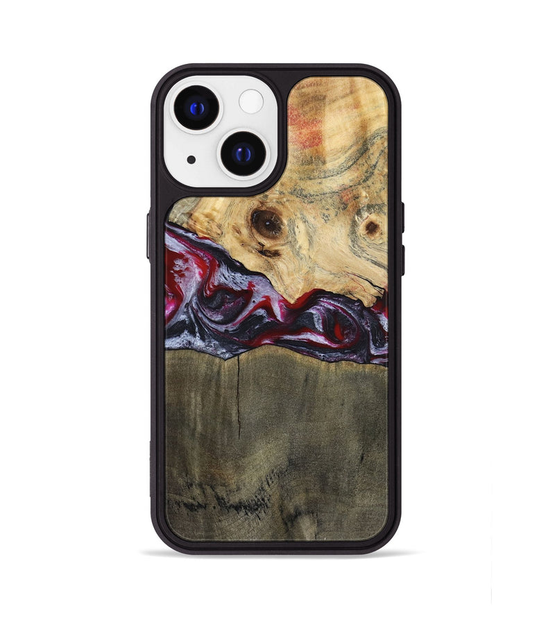 iPhone 13 Wood Phone Case - Jarrett (Red, 797142)