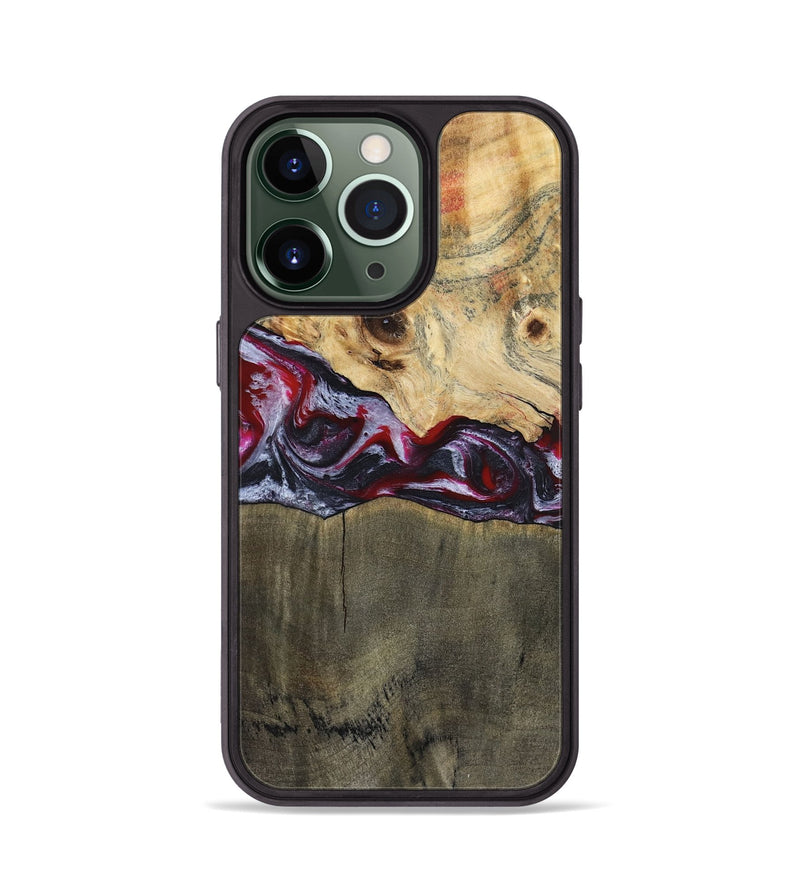 iPhone 13 Pro Wood Phone Case - Jarrett (Red, 797142)