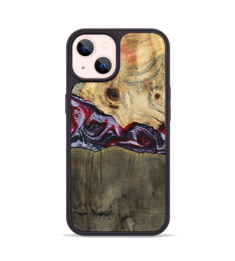 iPhone 14 Wood Phone Case - Jarrett (Red, 797142)