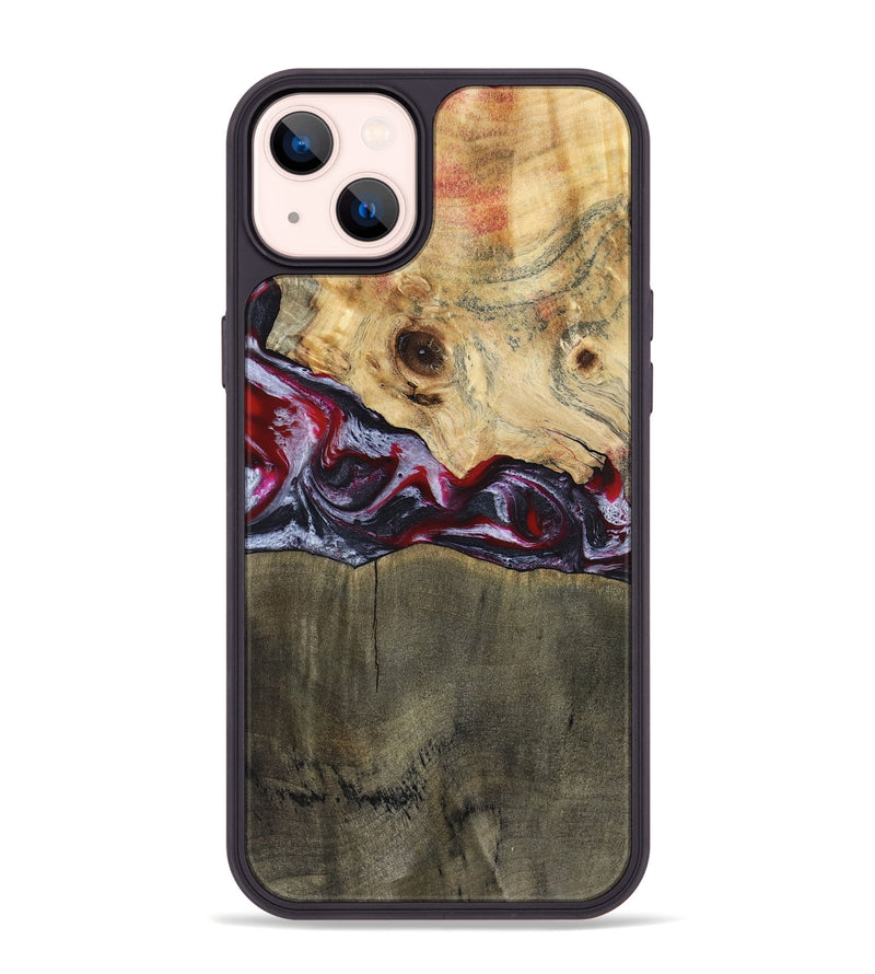 iPhone 14 Plus Wood Phone Case - Jarrett (Red, 797142)