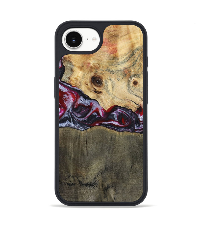 iPhone 16e Wood Phone Case - Jarrett (Red, 797142)