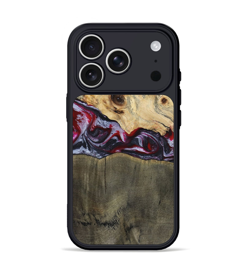 iPhone 17 Pro Wood Phone Case - Jarrett (Red, 797142)