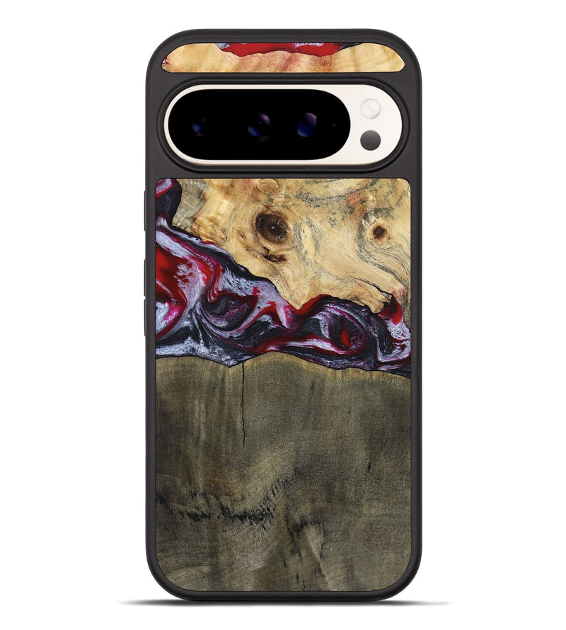 Pixel 10 Pro XL Wood Phone Case - Jarrett (Red, 797142)