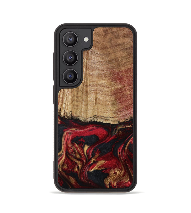 Galaxy S23 Wood Phone Case - Sariyah (Red, 797152)