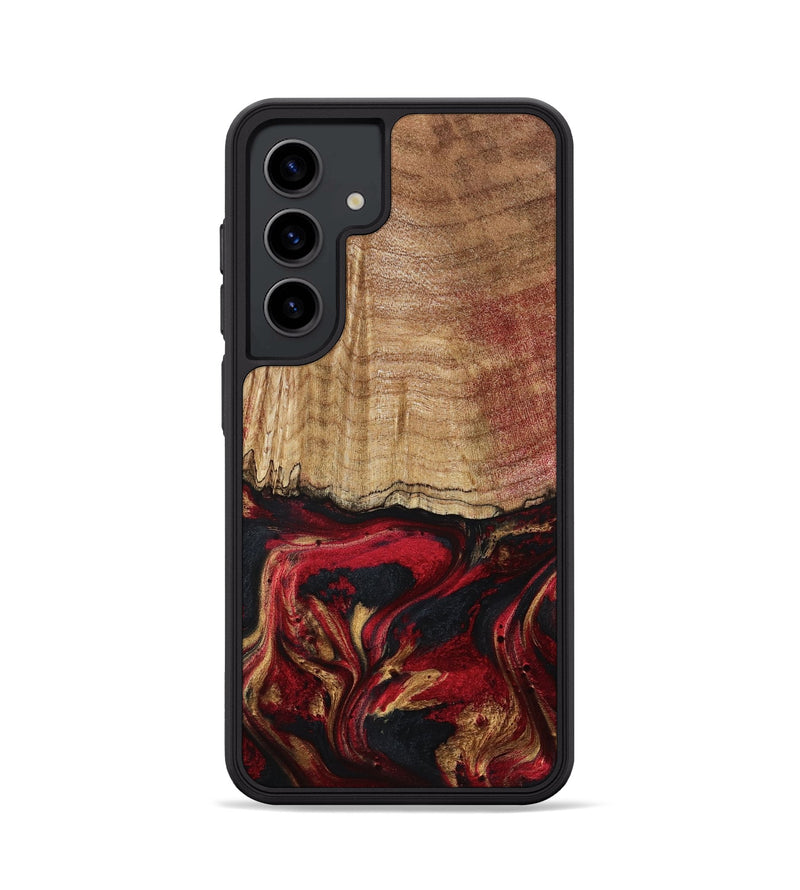 Galaxy S24 Wood Phone Case - Sariyah (Red, 797152)