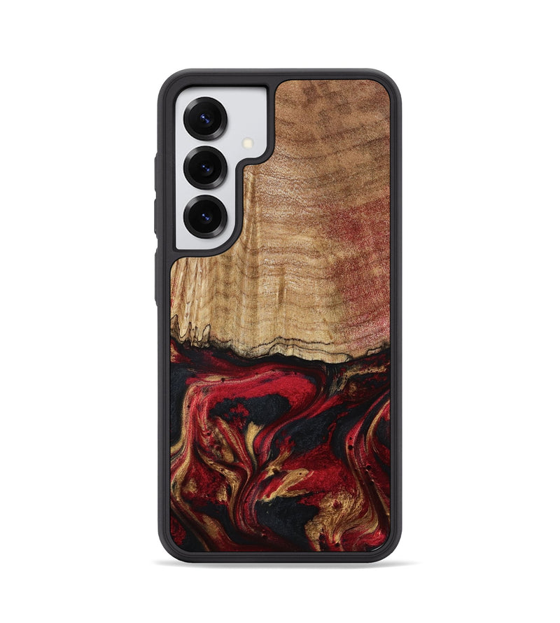 Galaxy S25 Wood Phone Case - Sariyah (Red, 797152)