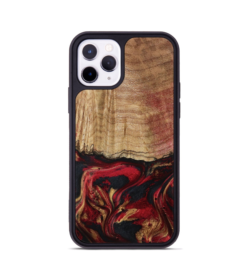 iPhone 11 Pro Wood Phone Case - Sariyah (Red, 797152)