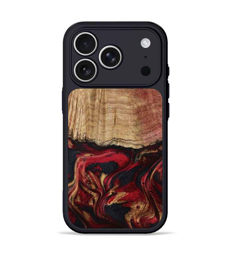 iPhone 17 Pro Wood Phone Case - Sariyah (Red, 797152)