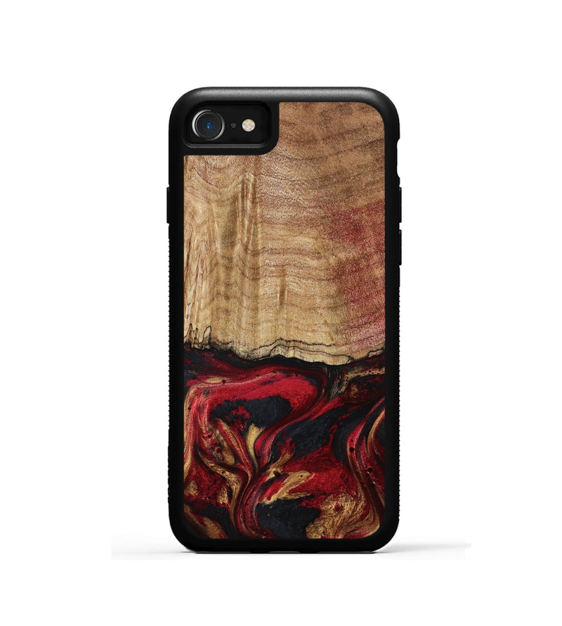 iPhone SE Wood Phone Case - Sariyah (Red, 797152)