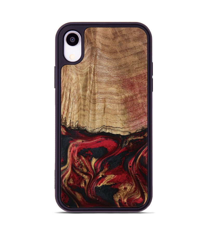 iPhone Xr Wood Phone Case - Sariyah (Red, 797152)