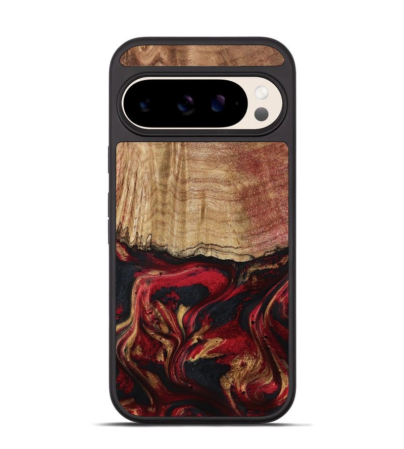 Pixel 10 Wood Phone Case - Sariyah (Red, 797152)