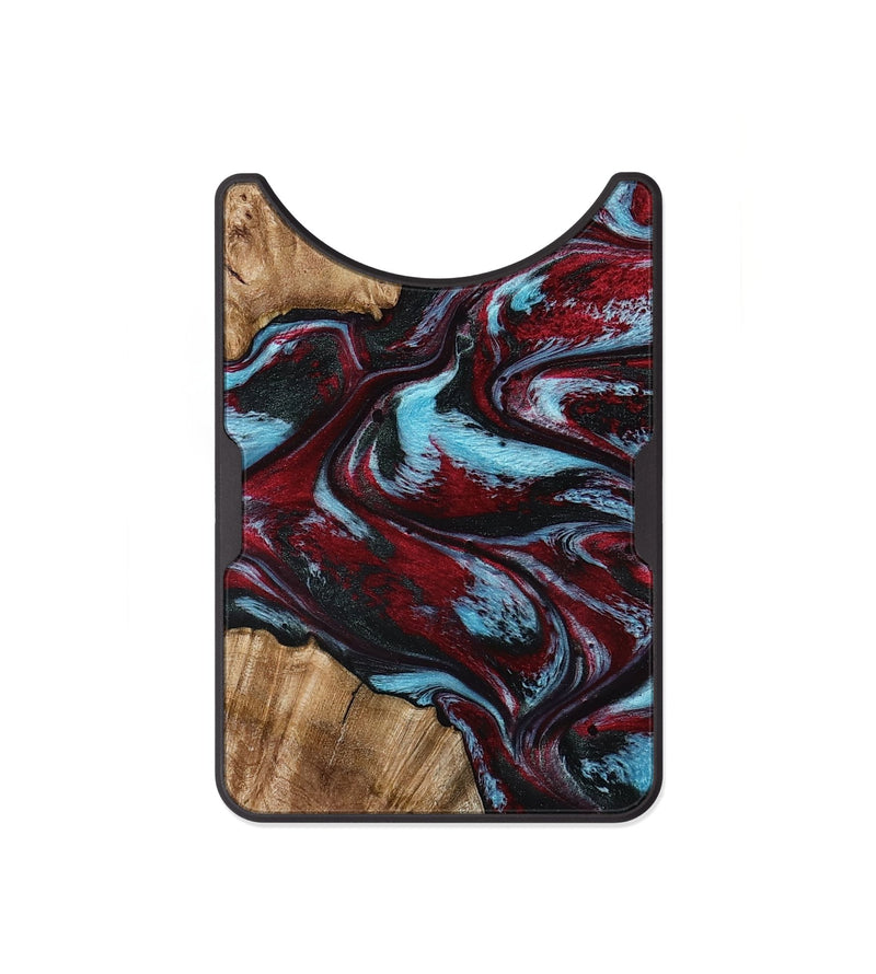 Alloy Wood Wallet - Flora (Red, 797153)