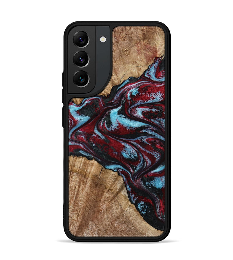 Galaxy S22 Plus Wood Phone Case - Flora (Red, 797153)