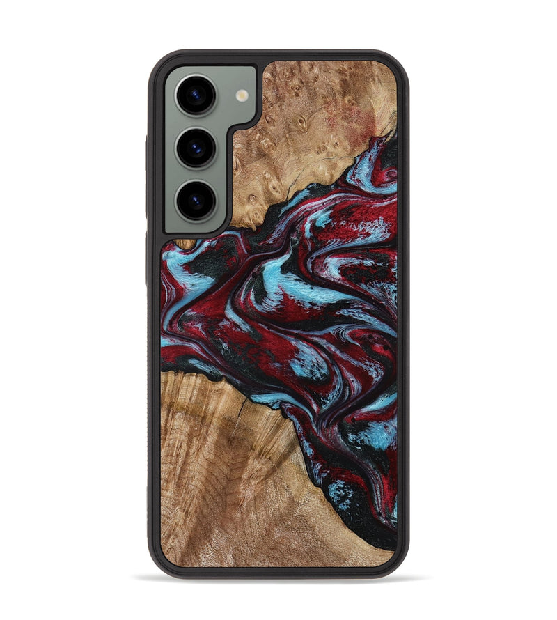 Galaxy S23 Plus Wood Phone Case - Flora (Red, 797153)