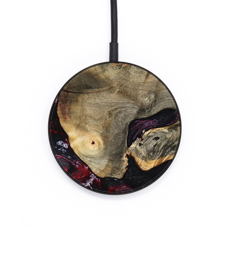 Circle Wood Wireless Charger - Reese (Red, 797154)