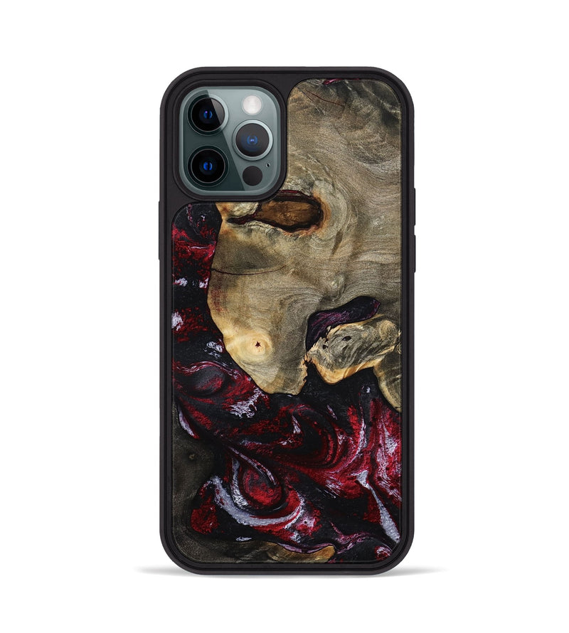 iPhone 12 Pro Wood Phone Case - Reese (Red, 797154)